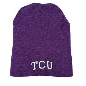Magic Headwear TCU Horned Frogs Purple Knit Beanie Hat One Size NCAA Football‎
